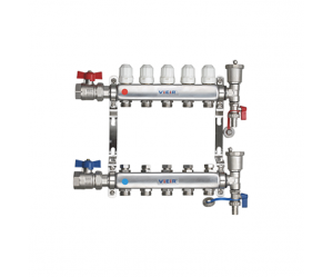 VIEIR Коллекторная группа НЕРЖ 1 х 5 вых. VR115-05